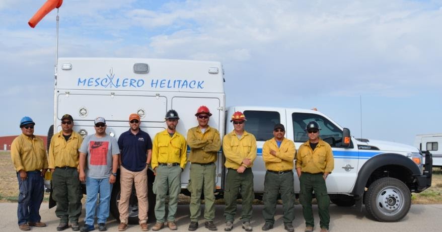 American Indian Hot Shots New Mexico Mescalero Crew Elite BIA Fire Fighting Crew 