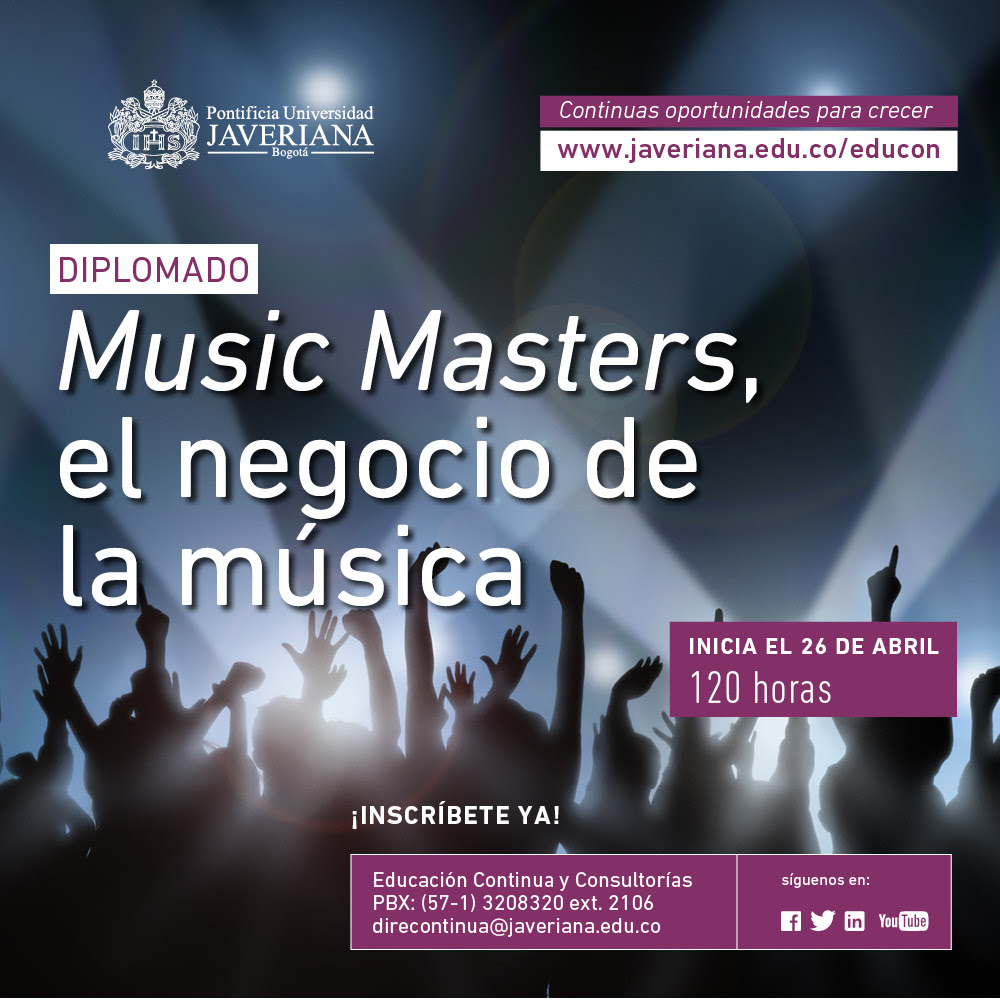 DIPLOMADO MUSIC MASTERS APRENDE DEL NEGOCIO DE LA MÚSIC Subterránica