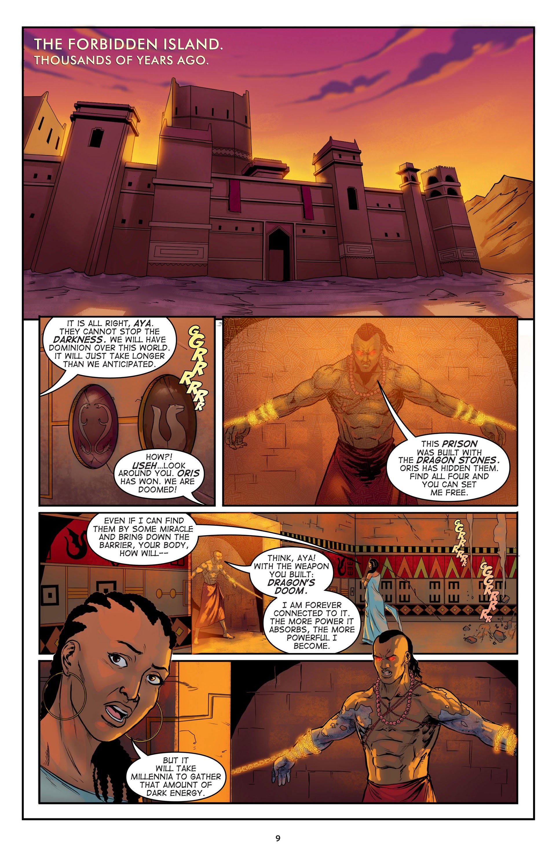 Read online Malika: Warrior Queen comic -  Issue # TPB 2 (Part 1) - 11