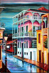 diane quarter french orleans millsap side street quiet bourbon cityscape painter