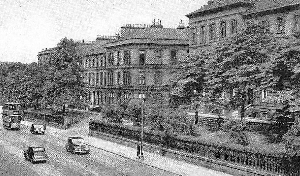 Tour Scotland Old Photograph Great Western Road Glasgow Scotland