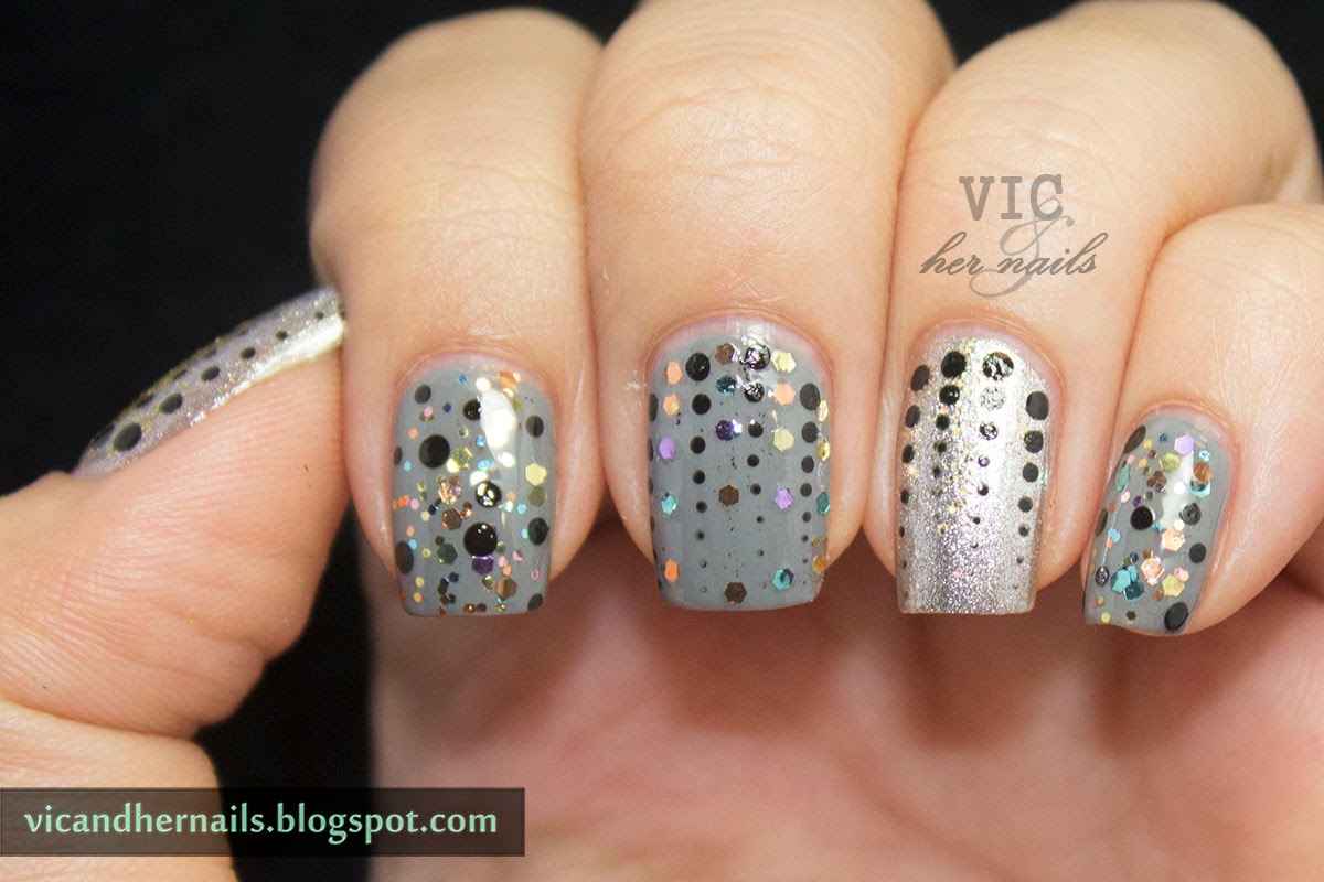 Nail challenge february paperblog Vic and Her Nails: February N.A.I.L. - Theme 4 - Glitter