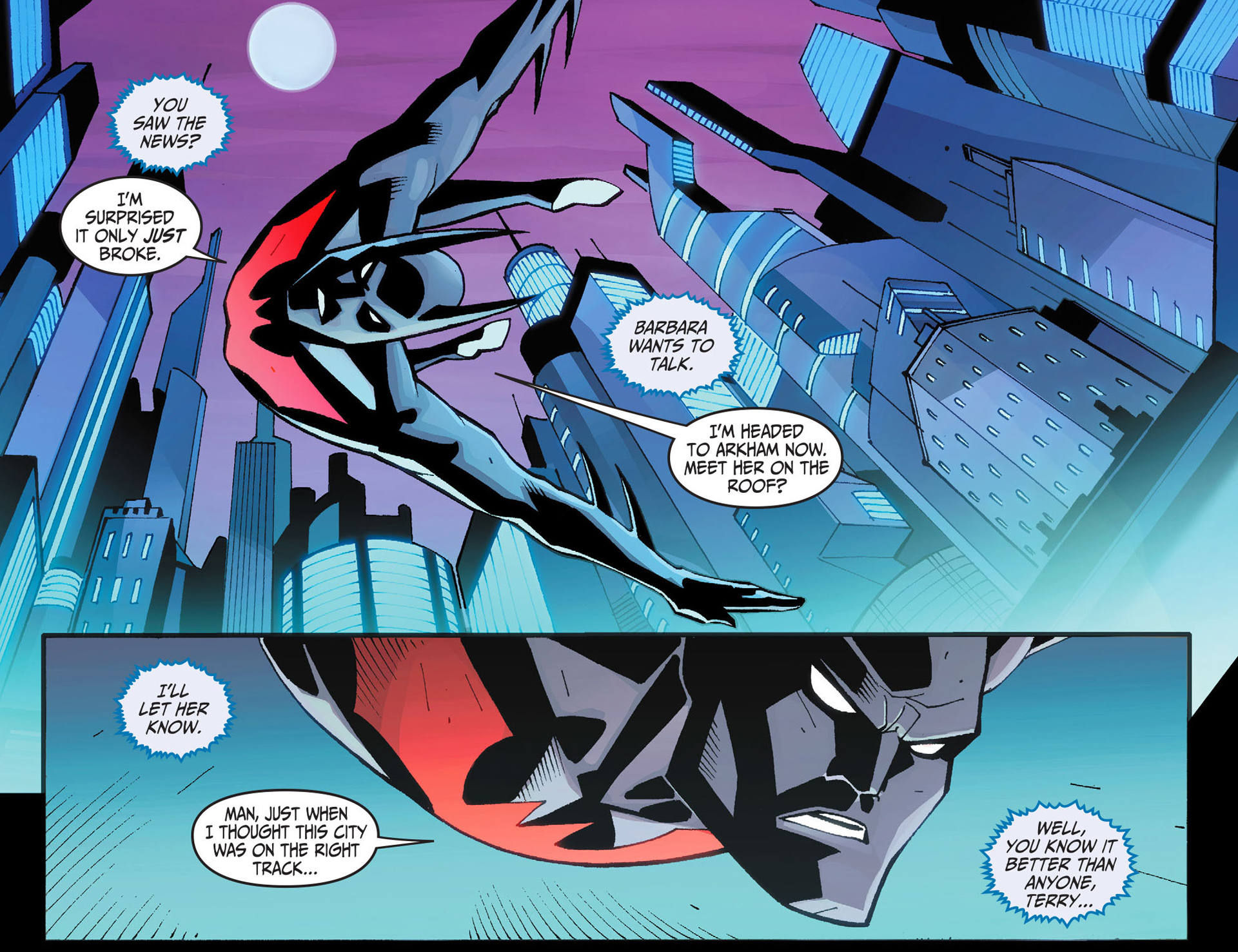 Read online Batman Beyond 2.0 comic -  Issue #1 - 21