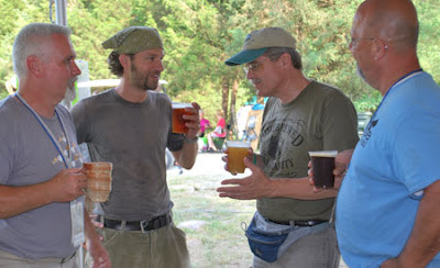 Jimmy Chalmers, Bryan Berghoef, and Michael Camp at Wild Goose Festival, June 2012