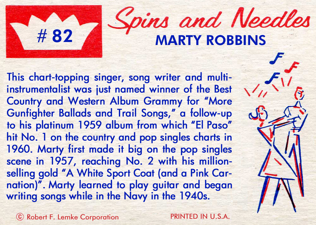 Bob Lemke's Blog Robbins, Orbison added to "2nd Series" Spins and