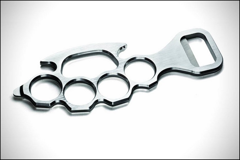 Brass Knuckle Bottle Opener