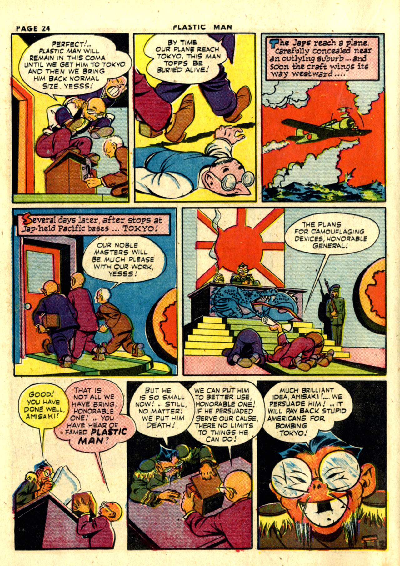 Read online Plastic Man (1943) comic -  Issue #1 - 26