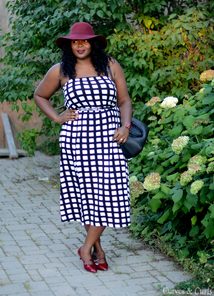 Plus size fashion for women #Asoscurve dress in check #plussize #fashion #curves #Falloutfits