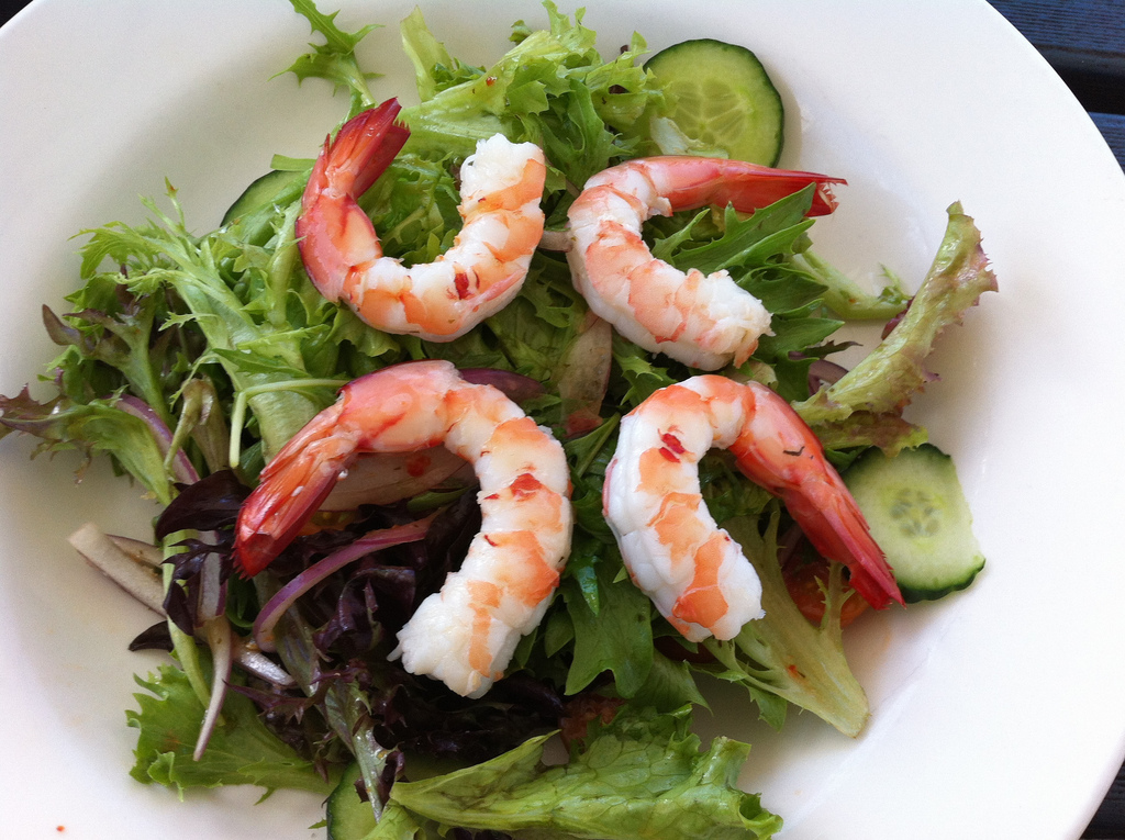 An Instant on the lips...: Cleveland Sands Hotel Bistro - Prawn Salad ...