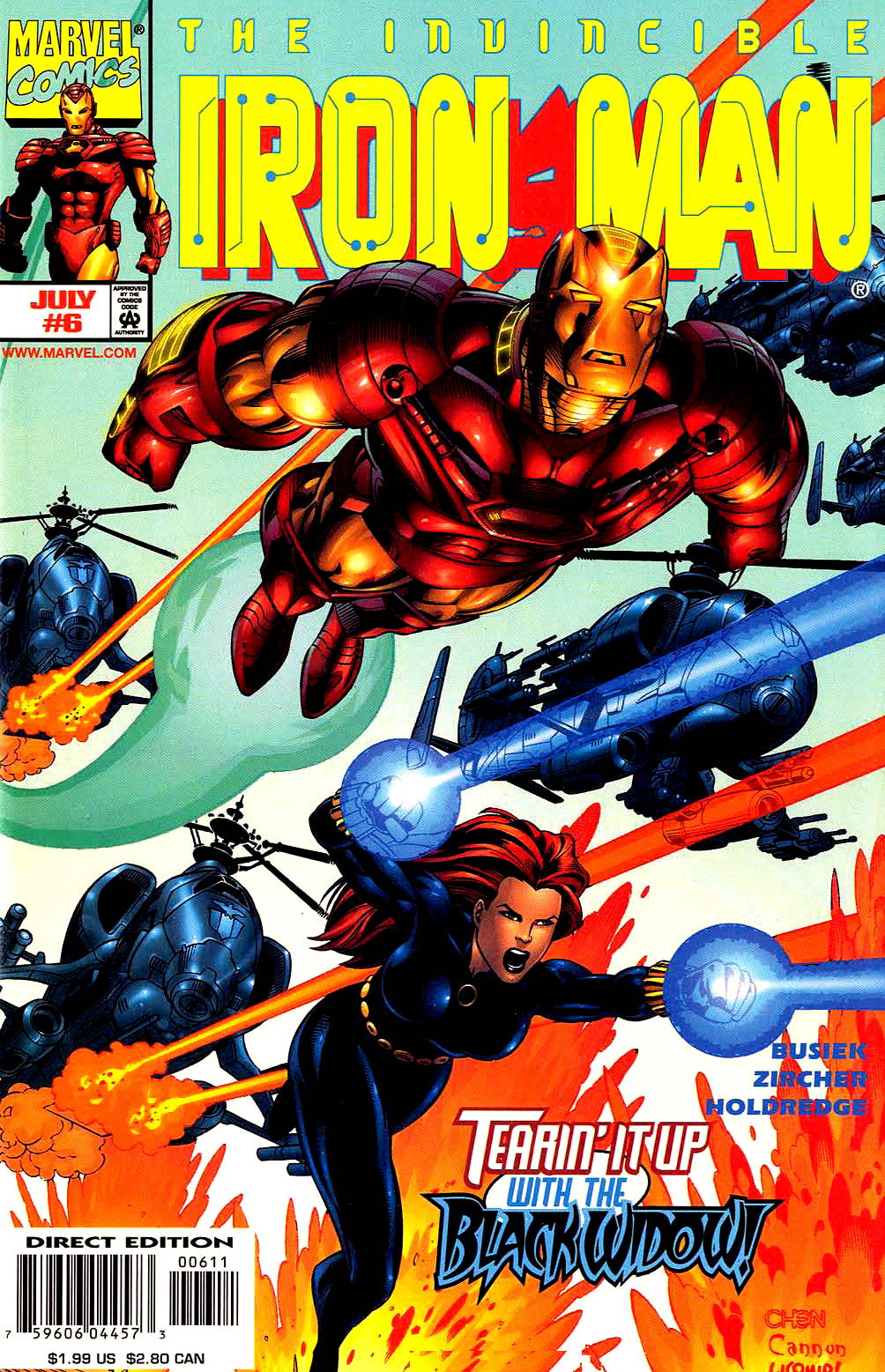 Read online Iron Man (1998) comic -  Issue #6 - 1