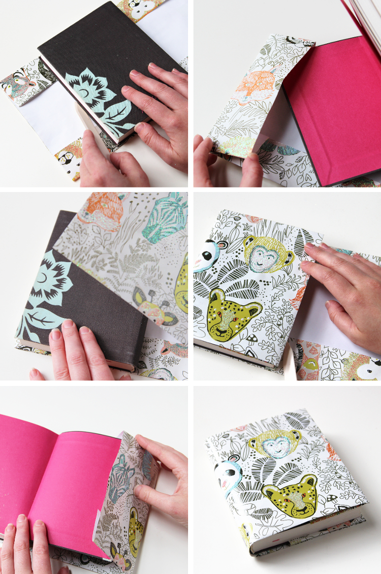 HOW TO MAKE YOUR OWN GIFT WRAP BOOK COVERS. Gathering Beauty