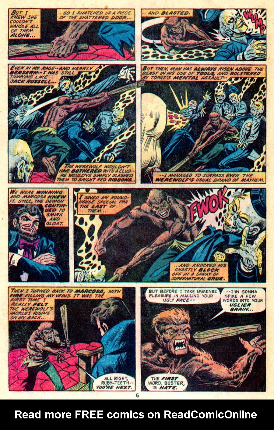 Read online Werewolf by Night (1972) comic -  Issue #37 - 5
