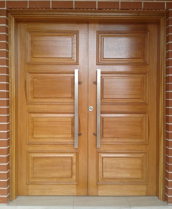 Inspirasi Spesial 50 Model Pintu Kupu Tarung Kayu Jati Terbaru