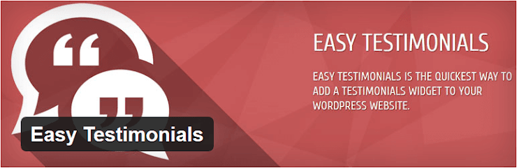 Easy testimonials plugin