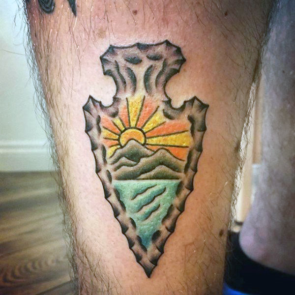 135 Tribal Arrowhead Tattoo Designs For Men 2019