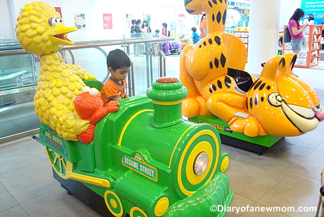 Kiddie Rides with Sesame Street Characters