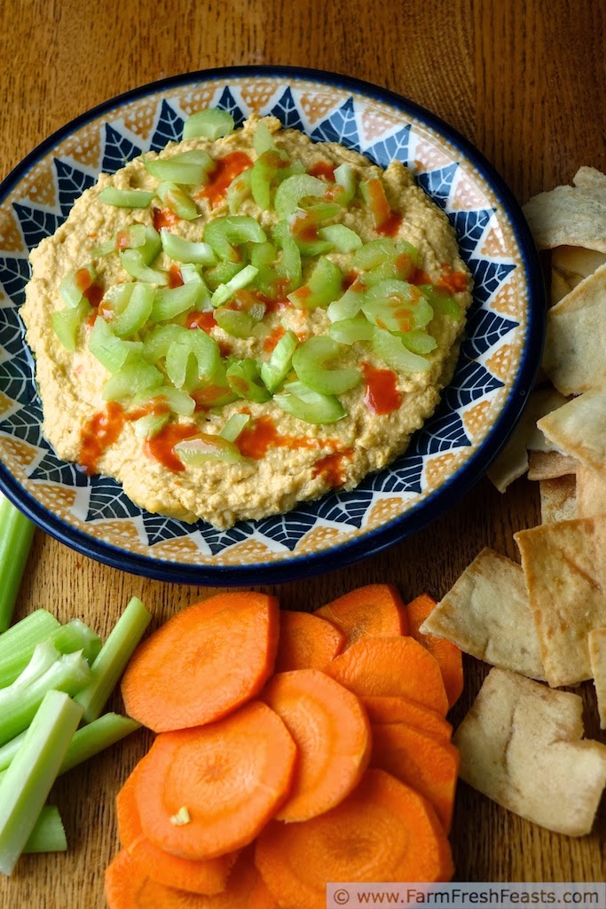 Farm Fresh Feasts Buffalo Butternut Squash Hummus