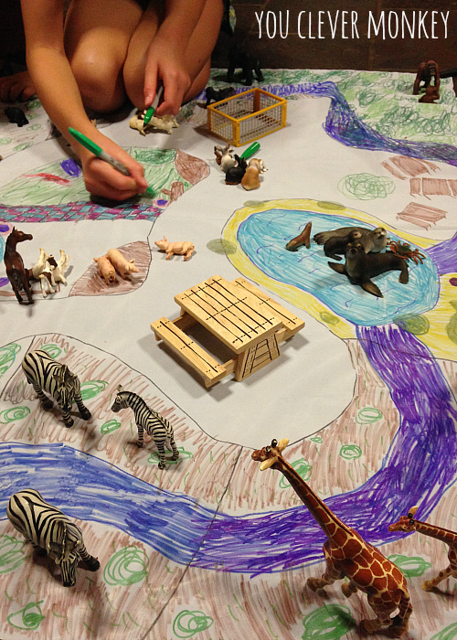 DESIGN YOUR OWN ZOO PLAYMAT you clever monkey