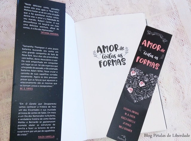 Resenha: livro "Amor de todas as formas", Tatiana Amaral, M. S. Fayes, Raiza Varella, JC Ponzi, Mila Wander Resenha: livro "Amor de todas as formas", Tatiana Amaral, M. S. Fayes, Raiza Varella, JC Ponzi, Mila Wander