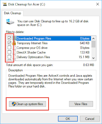 disk clean up