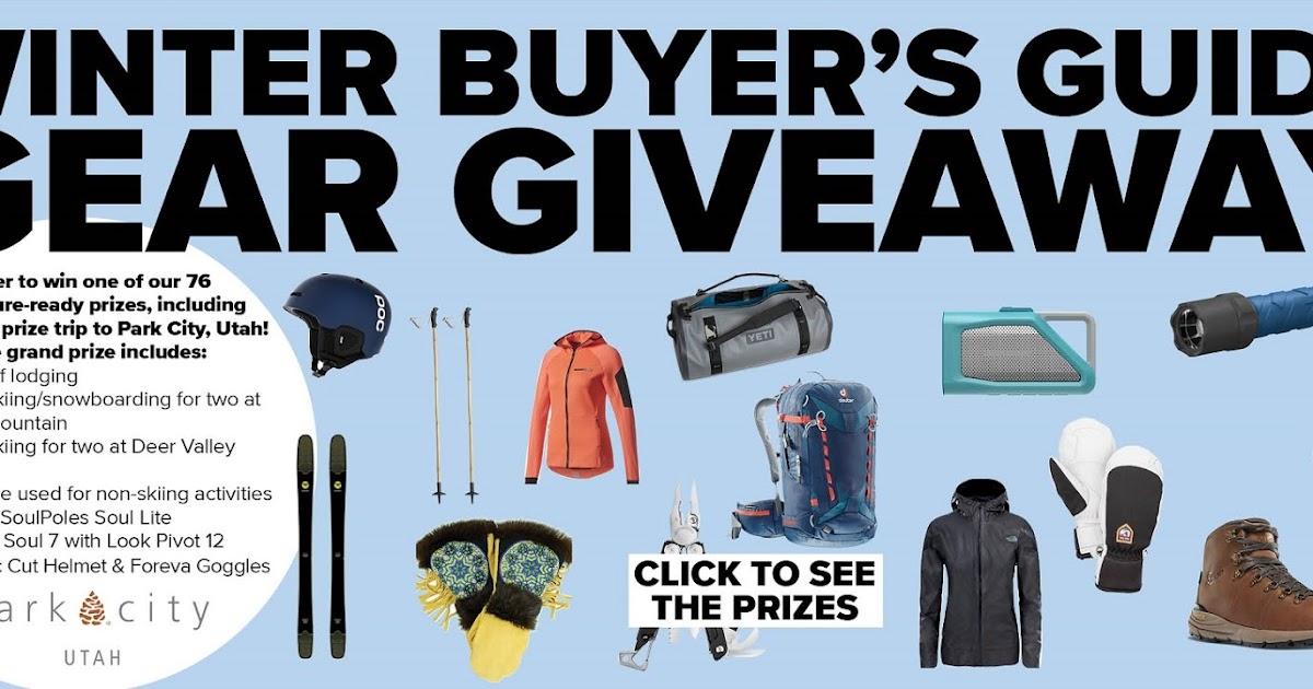 Outside Magazine Winter Gear Giveaway 77 Winners. Win Jackets