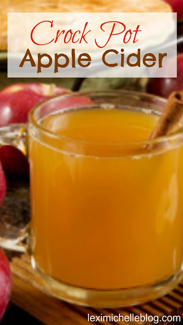 Crock Pot Apple Cider -5 ingredients & super easy! perfect for those cold fall nights!