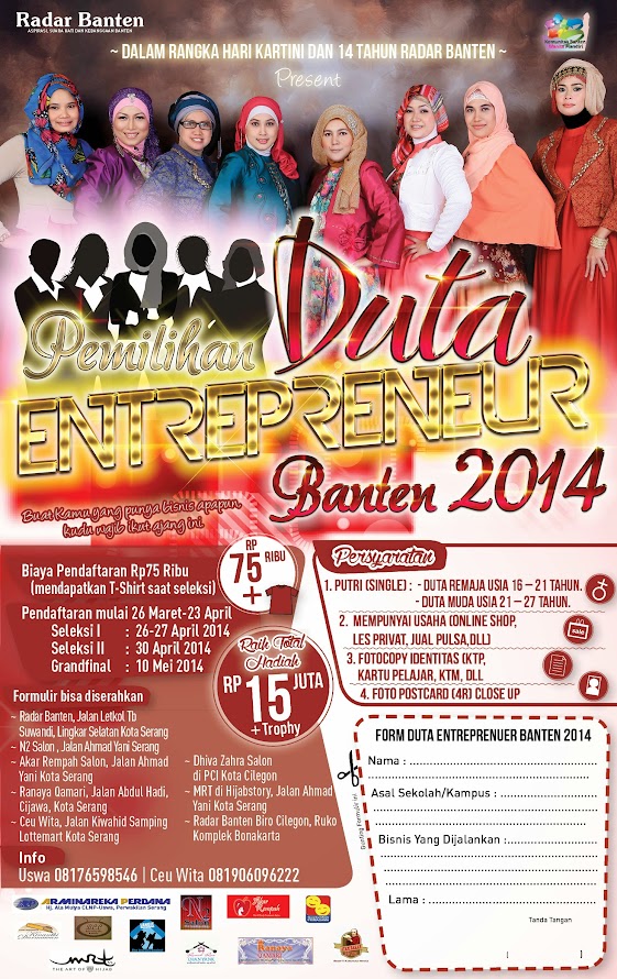 #Event Pemilihan Duta Enterpreneur Banten 2014