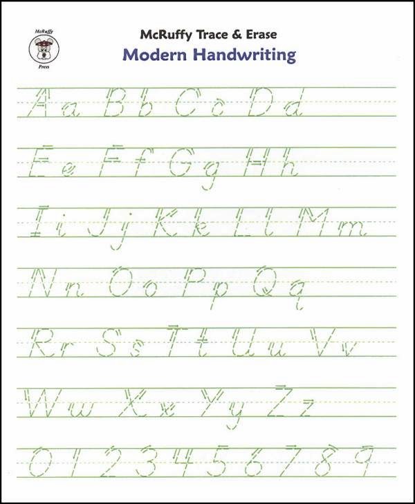 Tracing Handwriting Worksheets | Hand Writing