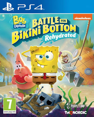 Spongebob Squarepants Battle For Bikini Bottom Rehydrated Game Cover Ps4