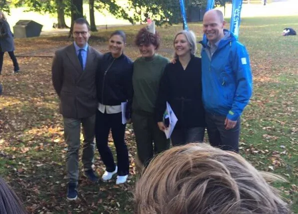 Crown Princess Victoria at 125th anniversary events of Swedish Outdoor Association held at Haga Copper Tents