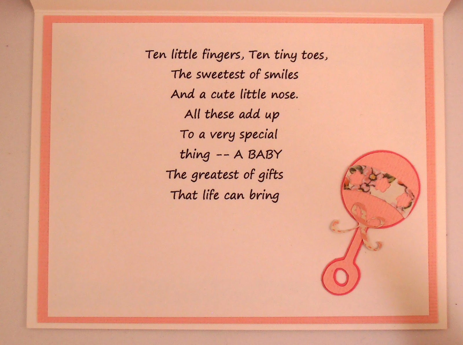 Scootingranny's World Baby card for sweet niece