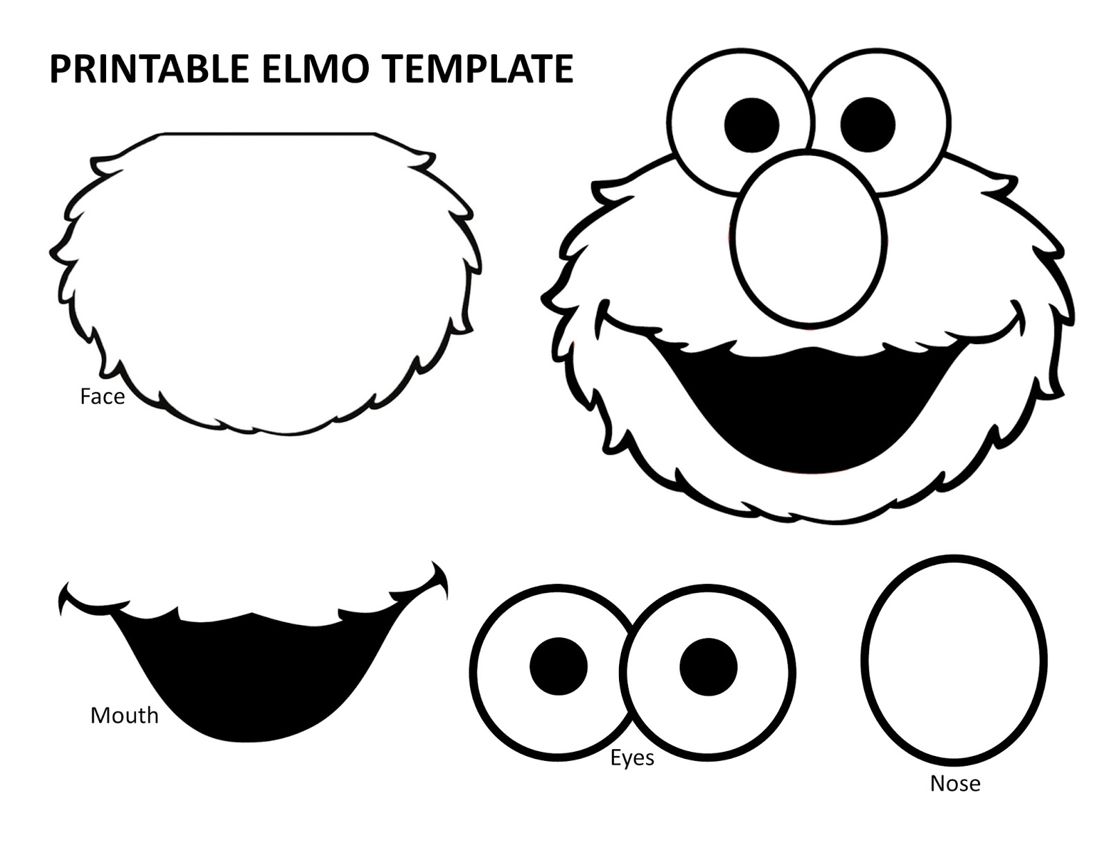 Elmo Cut Out Template richly blessed emery turns two elmo birthday Elmo Cut Out Template richly blessed emery turns two elmo birthday
