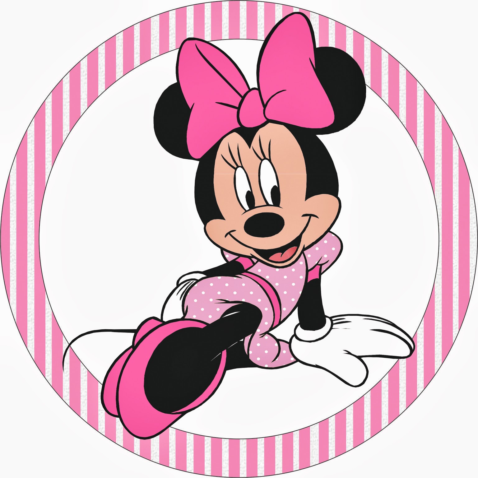 Topper+2.jpg (1537×1537) | Minnie mouse stickers, Minnie mouse