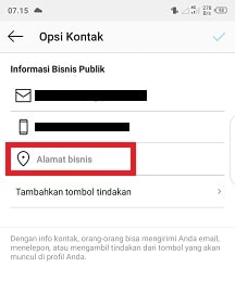 Cara membuat link google maps di Instagram