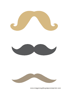 bigotes para imprimir