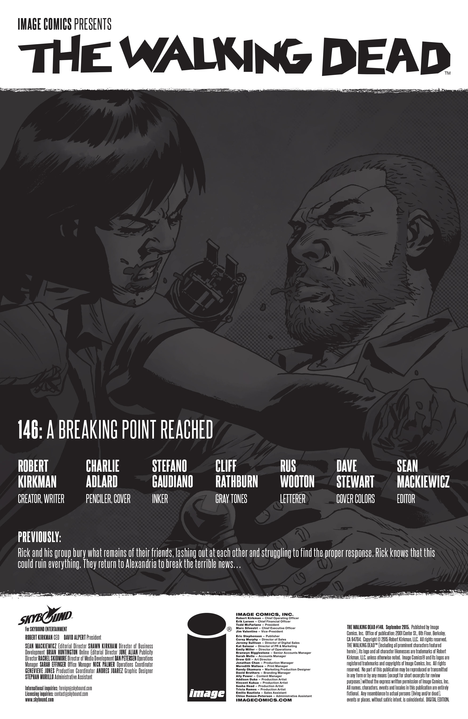 Read online The Walking Dead comic -  Issue #146 - 2