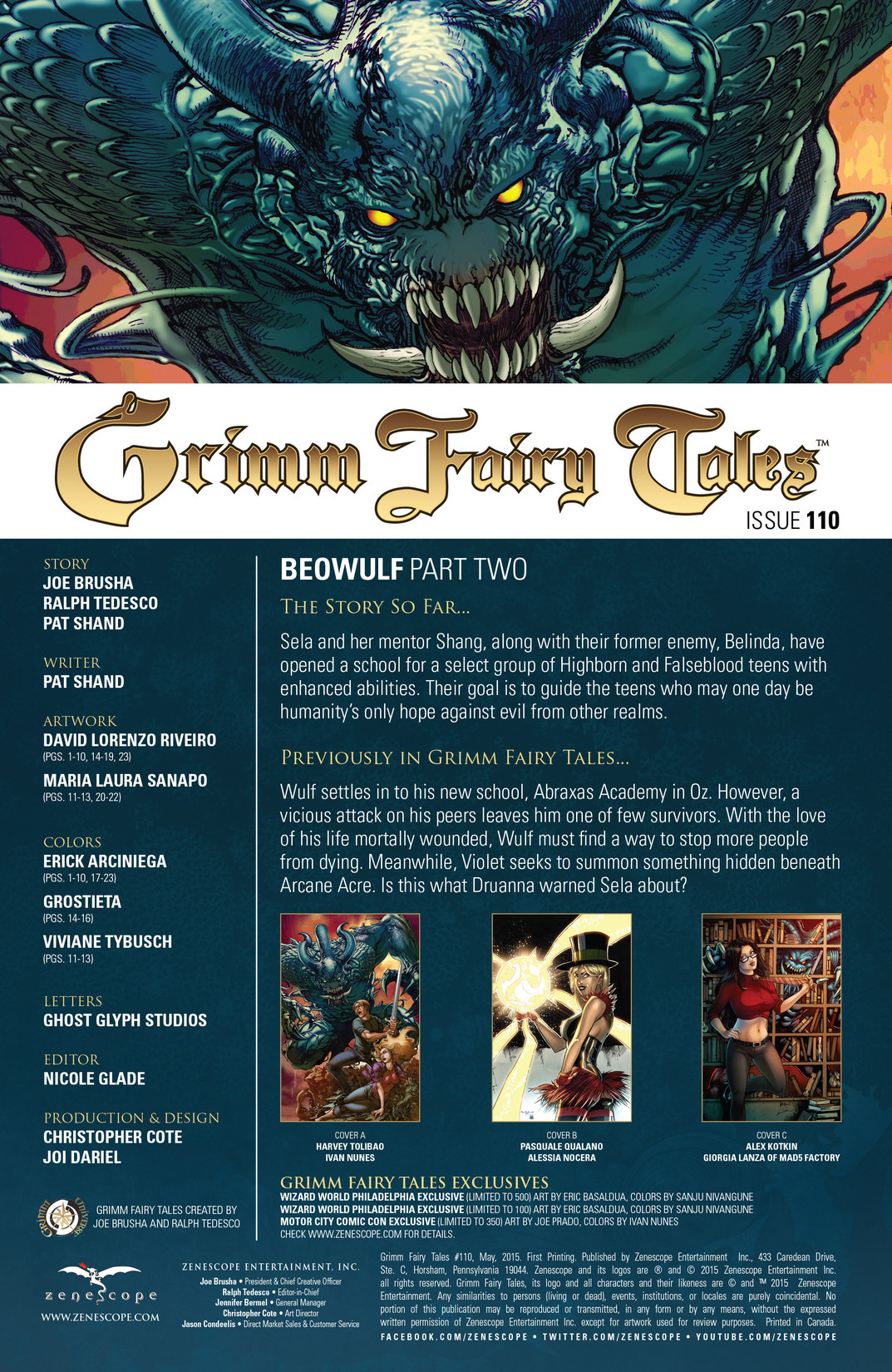 Grimm Fairy Tales (2005) issue 110 - Page 2