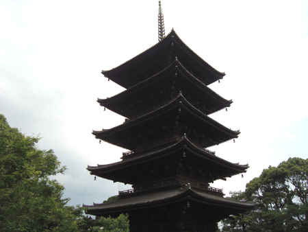 Pagoda del Templo Toji en Kioto.