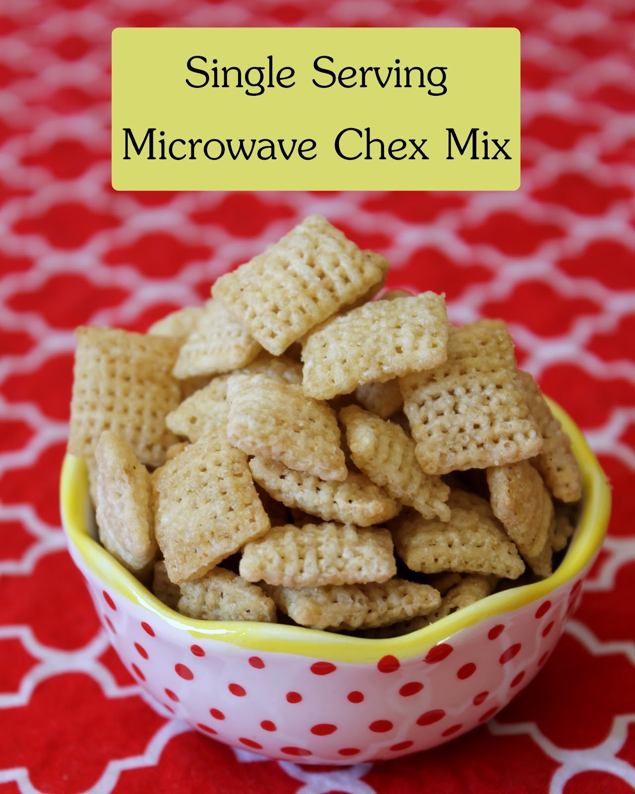 Auntie Bethany - The Best Gluten Free: Single Serve Microwave Chex Mix
