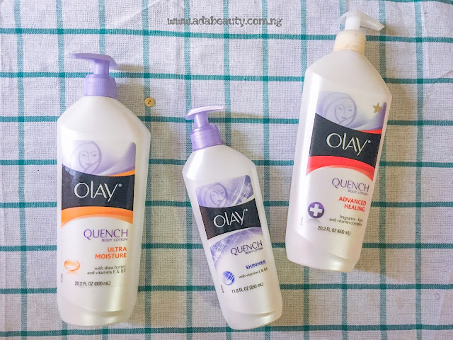 Does Olay quench lighten the skin