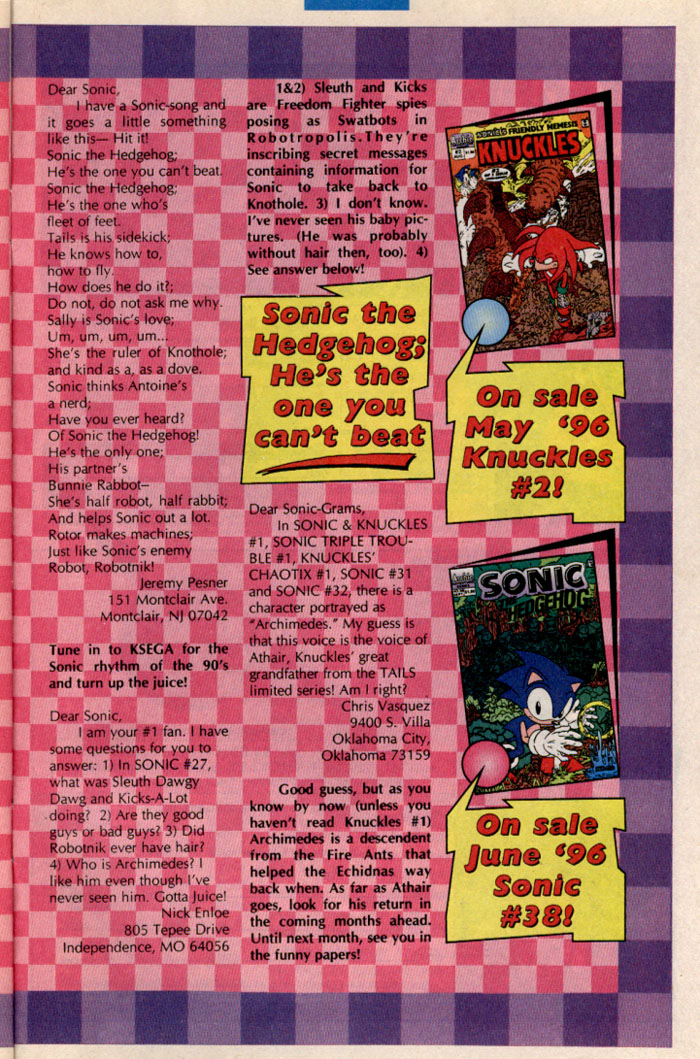 Read online Sonic The Hedgehog comic -  Issue #37 - 29