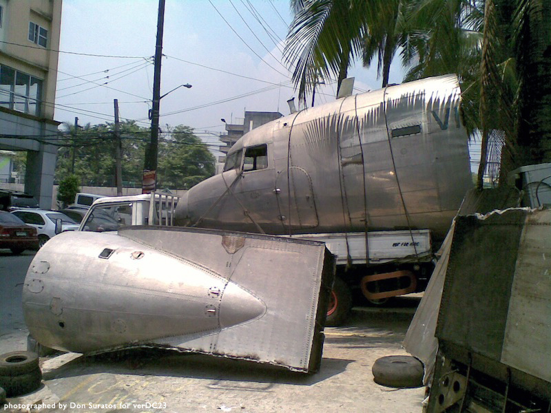 Douglas DC3 airplane scraps for SALE! Don Suratos aka DC23