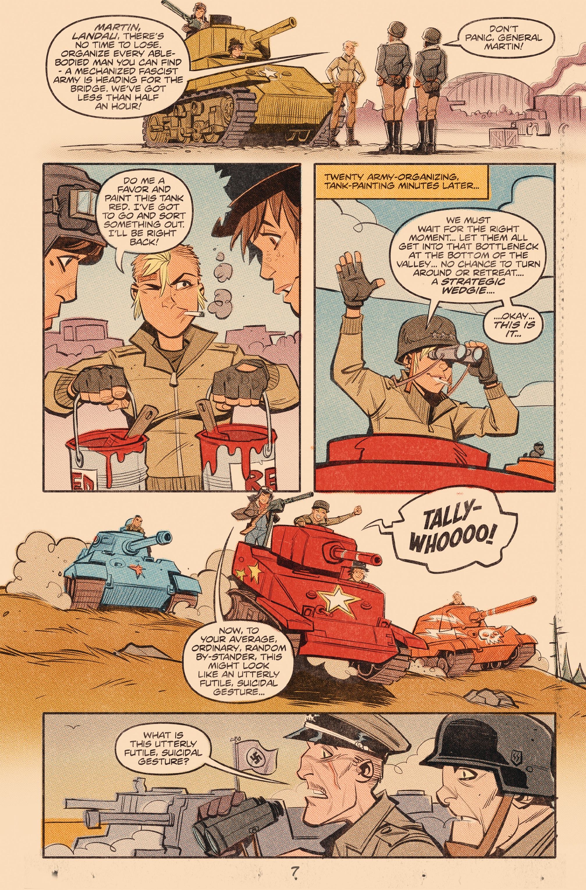 Read online Tank Girl: World War Tank Girl comic -  Issue #3 - 9