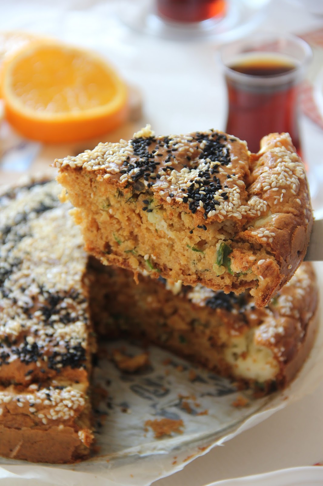 patatesli havuçlu tuzlu kek