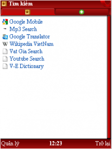 Giao diện opera mini cho samsung java Giao diện opera mini cho samsung java