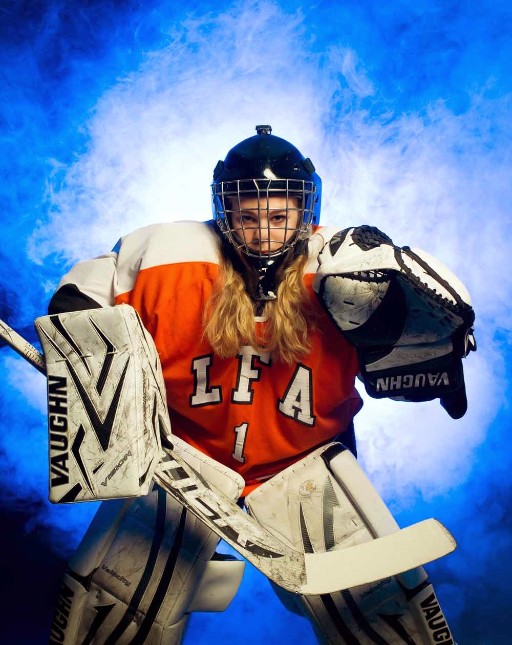 "THIS IS WHERE WE COME TO YAK" FREE BAUER YOUTH HOCKEY HELMET FROM