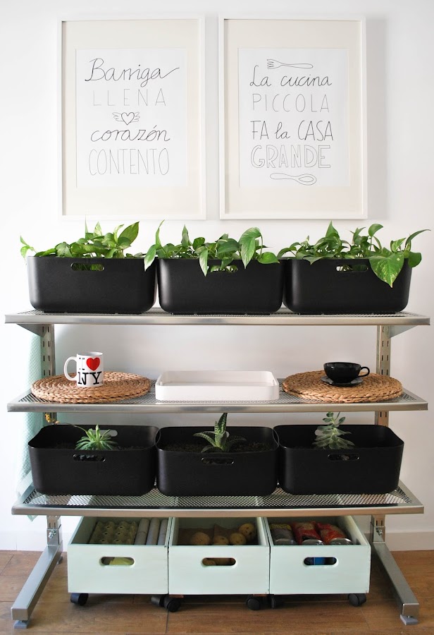  decoración cocina http://www.mylittlebrunch.com/2014/05/my-home-un-rincon-verde-en-mi-cocina.html