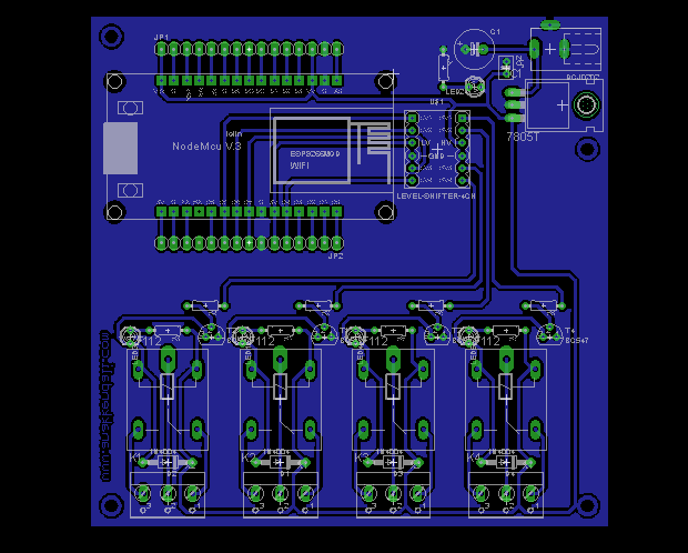 Nodemcu Esp8266 Eagle Library - Coscroll