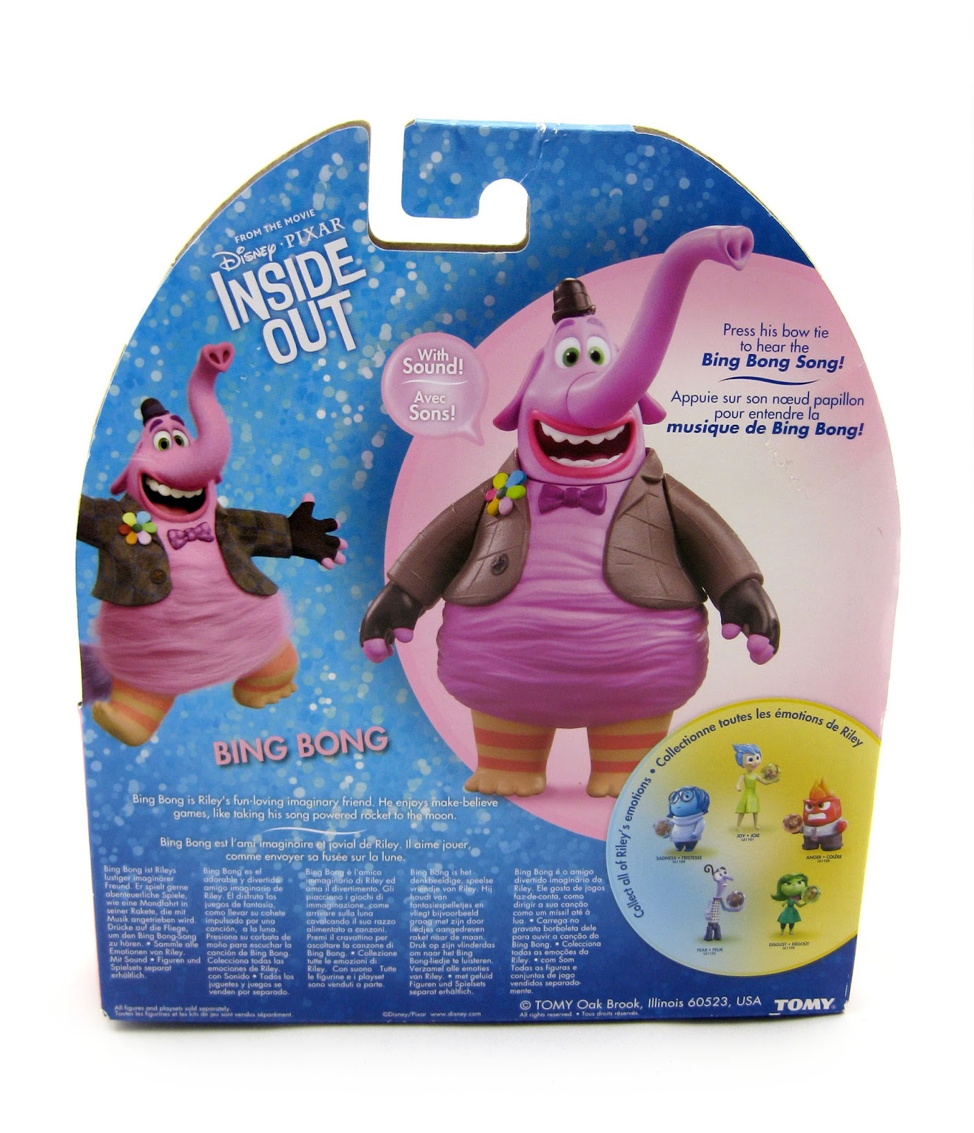 Dan the Pixar Fan: Inside Out: TOMY Musical Bing Bong Figure