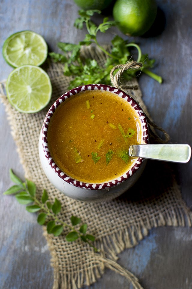 Tangy Indian style Lemon soup